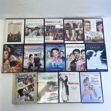 LOT OF 14 Romantic Comedy DVD Movies Bundle Love Romance Ghost Love actually Etc £15.95 ...