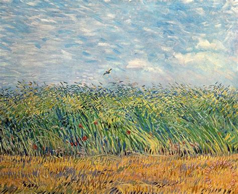 Vincent van Gogh Wheatfield With Lark painting - Wheatfield With Lark ...