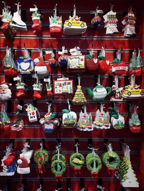 New York City Themed Christmas Ornaments on Display in Manhattan ...