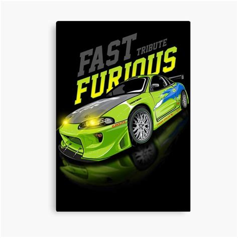 "Fast Furious Tribute Paul Walker" Canvas Print by cungtudaeast | Redbubble