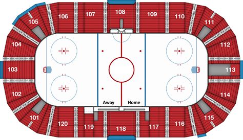 Interactive Hockey Seating Chart