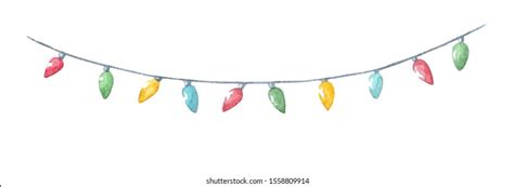 1,406 String Lights Watercolor Images, Stock Photos, 3D objects, & Vectors | Shutterstock