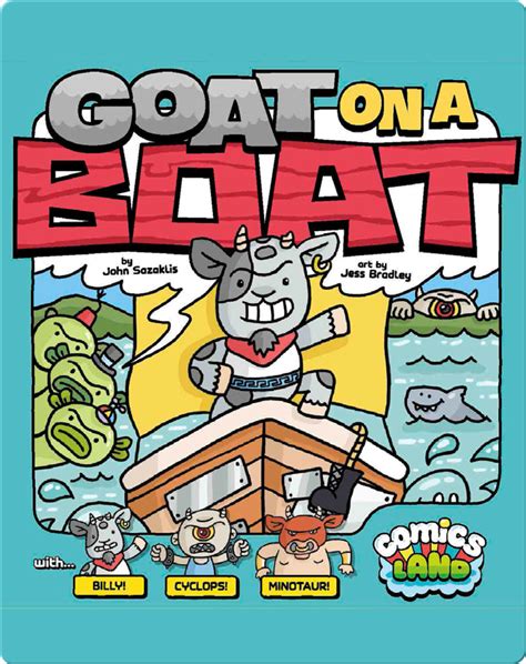 Goat On A Boat Children's Book by John Sazaklis With Illustrations by ...