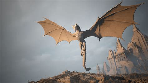 UE4 - Dragon landing on Behance