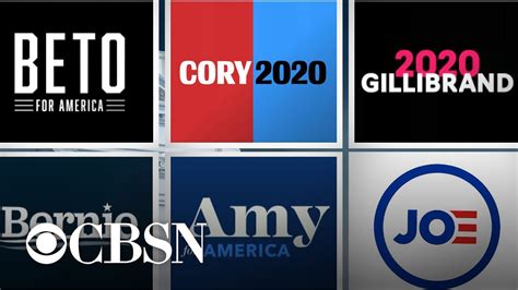 2020 presidential campaign logos get colorful - YouTube