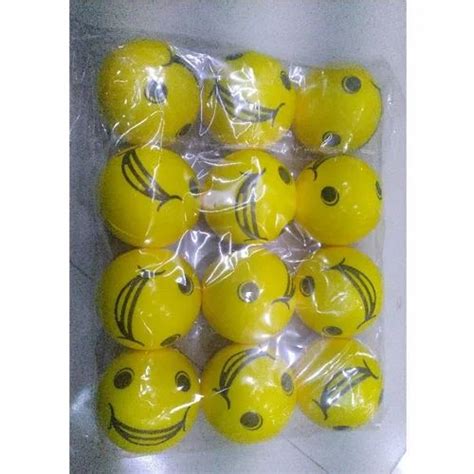 Yellow Smiley Ball at Rs 120/dozen | Goregaon West | Mumbai | ID: 2852330582830