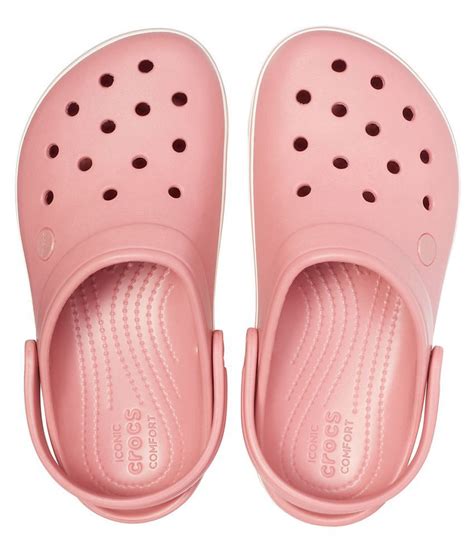 Crocs Relaxed Fit Crocband Platform Pink Floater Sandals - Buy Crocs Relaxed Fit Crocband ...