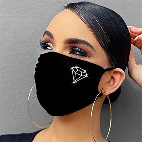 Rhinestone Face Mask – Stiylo | Rhinestone face mask, Face mask, Face mask design ideas cute