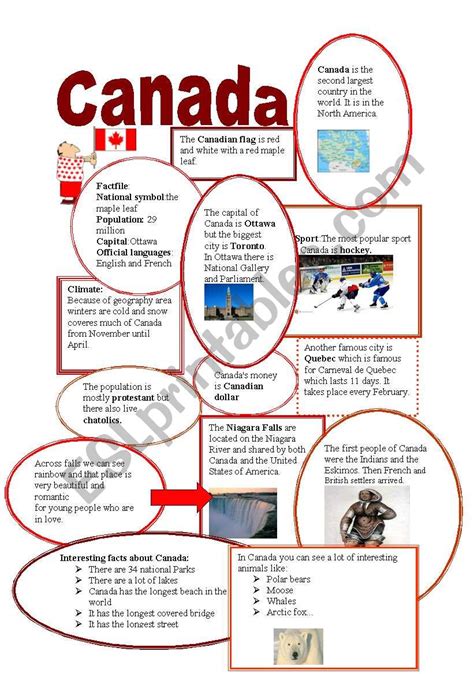 Canada - ESL worksheet by kole