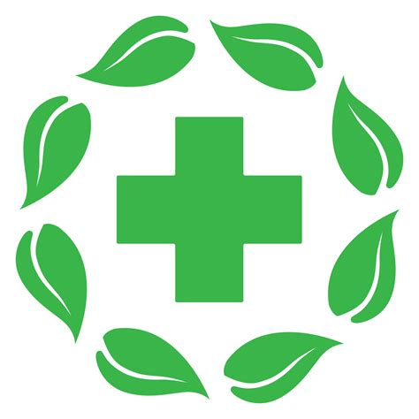 Green pharmacy logo illustration. 21193708 Vector Art at Vecteezy