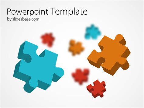 animated puzzle pieces 3d colorful jigsaw puzzle pieces animated flying powerpoint template ...