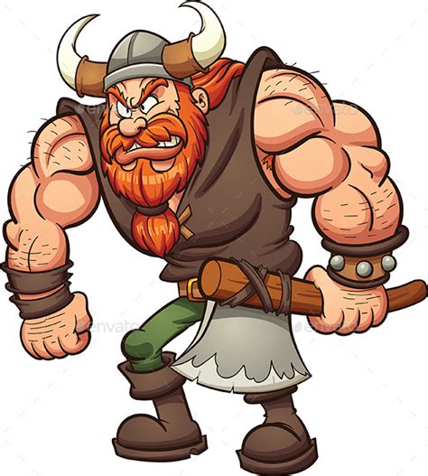 Cartoon Viking by memoangeles | GraphicRiver