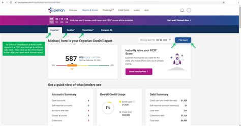 Download All Three Credit Reports to PDF using Experian.com | Lenders Loan Capital