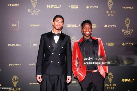 Jude BELLINGHAM and VINICIUS JR during the Ballon d'Or 2023 Ceremony ...