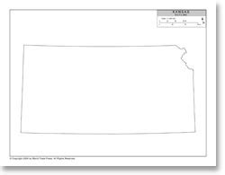 Kansas Outline Vector at Vectorified.com | Collection of Kansas Outline ...