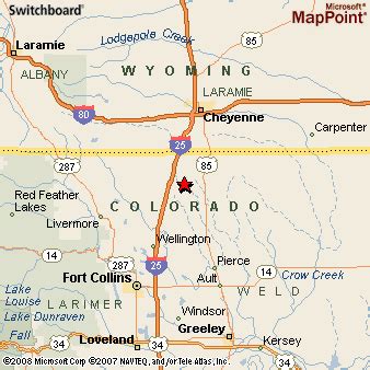 Carr, Colorado Area Map & More