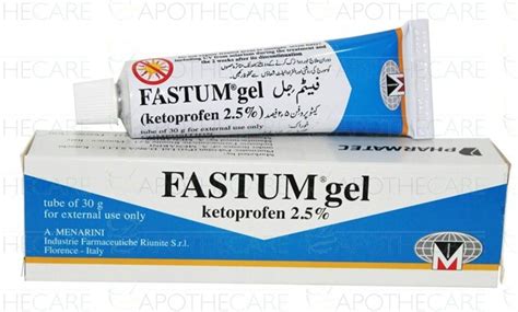 Affordable FASTUM gel (Ketoprofen 2.5%) 30g in Tanzania | Yebi Health