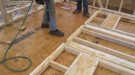 Stick Framing 9' Walls with 7/16" OSB Sheathing - YouTube