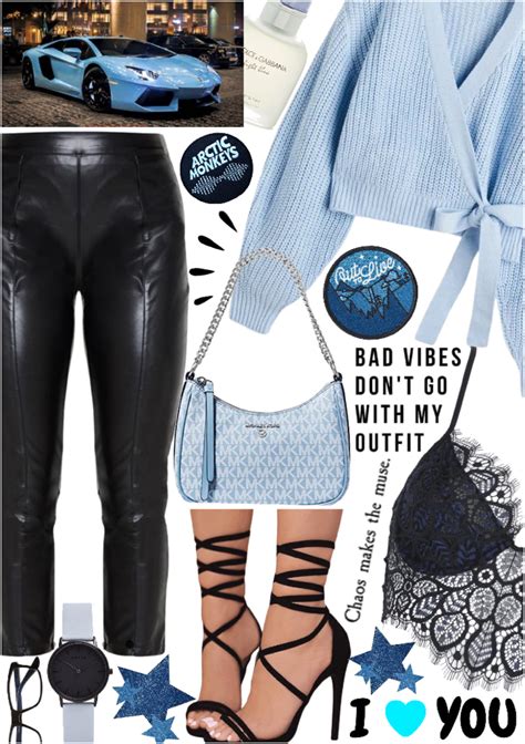 light blue & black combo xox Outfit | ShopLook