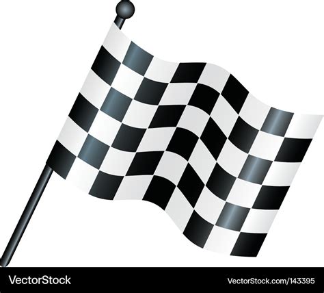 Race flag Royalty Free Vector Image - VectorStock