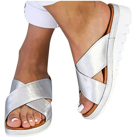 Mychoice - Mchoice Sandals for Women Wide Width,2021 Comfy Platform ...