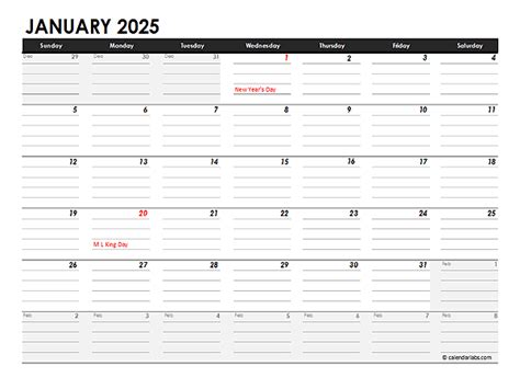 Free Calendar Template 2025 Monthly: A Comprehensive Guide To Planning ...