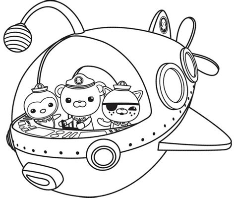 Octonauts Peso Coloring Pages