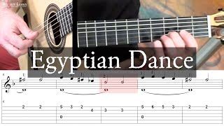 EGYPTIAN DANCE (Saint-Saëns) - Full Tutorial with TAB - Classical ...