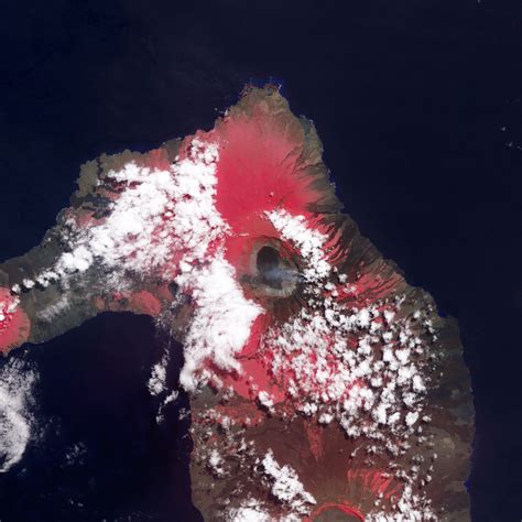 Image: Eruption of Wolf Volcano, Galapagos Islands