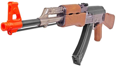 Kalashnikov AK47 Electric Airsoft Gun - Clear Smoke