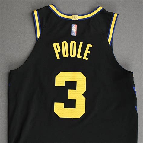 Jordan Poole - Golden State Warriors - Game-Worn City Edition Jersey ...