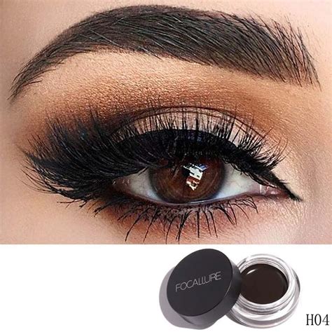 Professional Eye Brow Tint Makeup Tool Kit Waterproof 5 Color Pigment ...