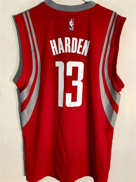 Adidas NBA Jersey Houston Rockets James Harden Red sz 2X | eBay