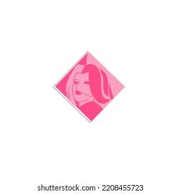 Beauty Logo Template Women Pink Color Stock Vector (Royalty Free ...