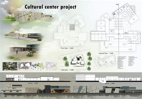 Cultural center project | Concept architecture, Architecture model making, Cultural center