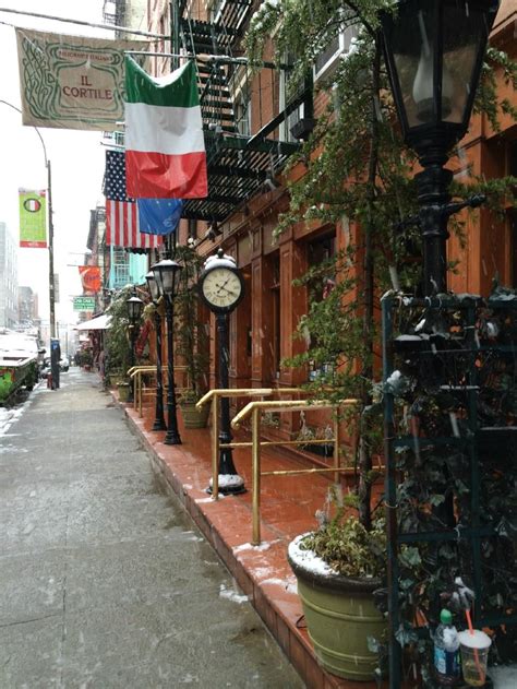 excellent Italian food in little Italy - Il Cortile, New York City, NY ...