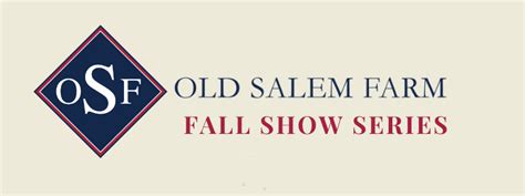 Old Salem Farm Fall Prize List Released - Jumper Nation