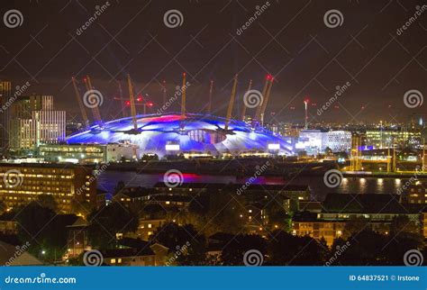 London Arena with Lights, London Night Life Concept Editorial Photo - Image of bank, city: 64837521