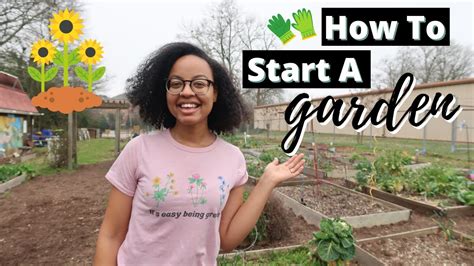 How to Start a Garden | Beginner Gardening Tips - YouTube