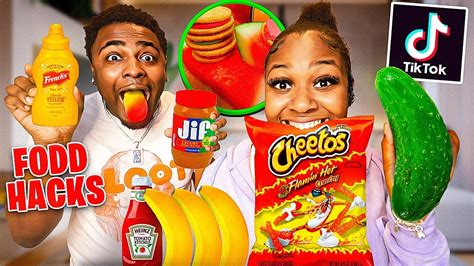 Trying WEIRD TIKTOK Food Combinations... *INSANE FOOD HACKS* - YouTube