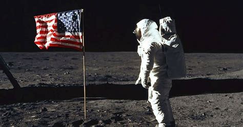 Here's the Image of Neil Armstrong with the American Flag that Hollywood Wants Censored