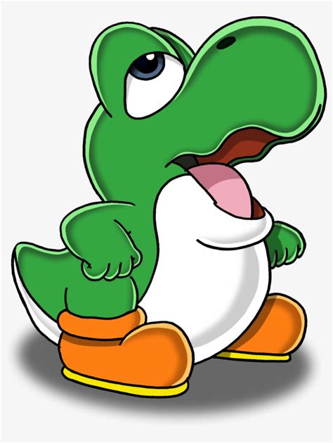 Baby Yoshi By Tails19950 On Deviantart - Easy Baby Yoshi Drawing - 791x1010 PNG Download - PNGkit