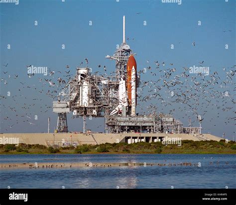 The NASA Space Shuttle Atlantis arrives at the Kennedy Space Center ...