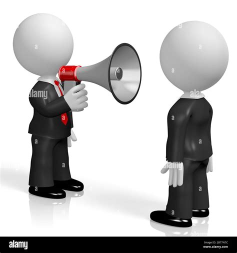 3D cartoon characters, communication concept Stock Photo - Alamy