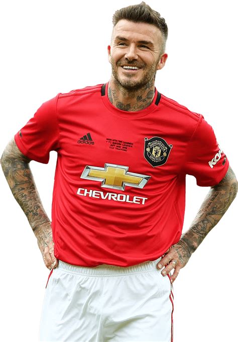 David Beckham Manchester United football render - FootyRenders