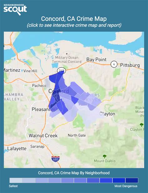 Concord, CA Crime Rates and Statistics - NeighborhoodScout