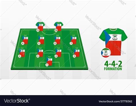 Equatorial guinea national football team Vector Image