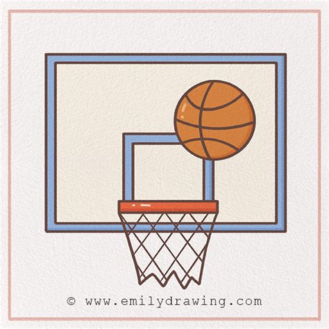 How to Draw a Basketball – Emily Drawing