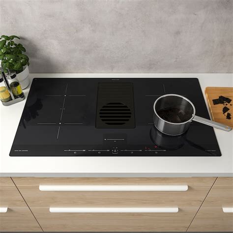 FÖRNEBO Induction cooktop w/downdraft vent - IKEA