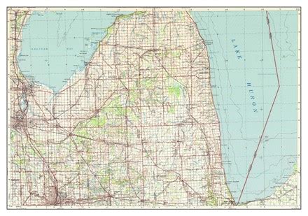 Usa Timeless Maps Flint Michigan Map Editorial Stock Photo - Stock ...